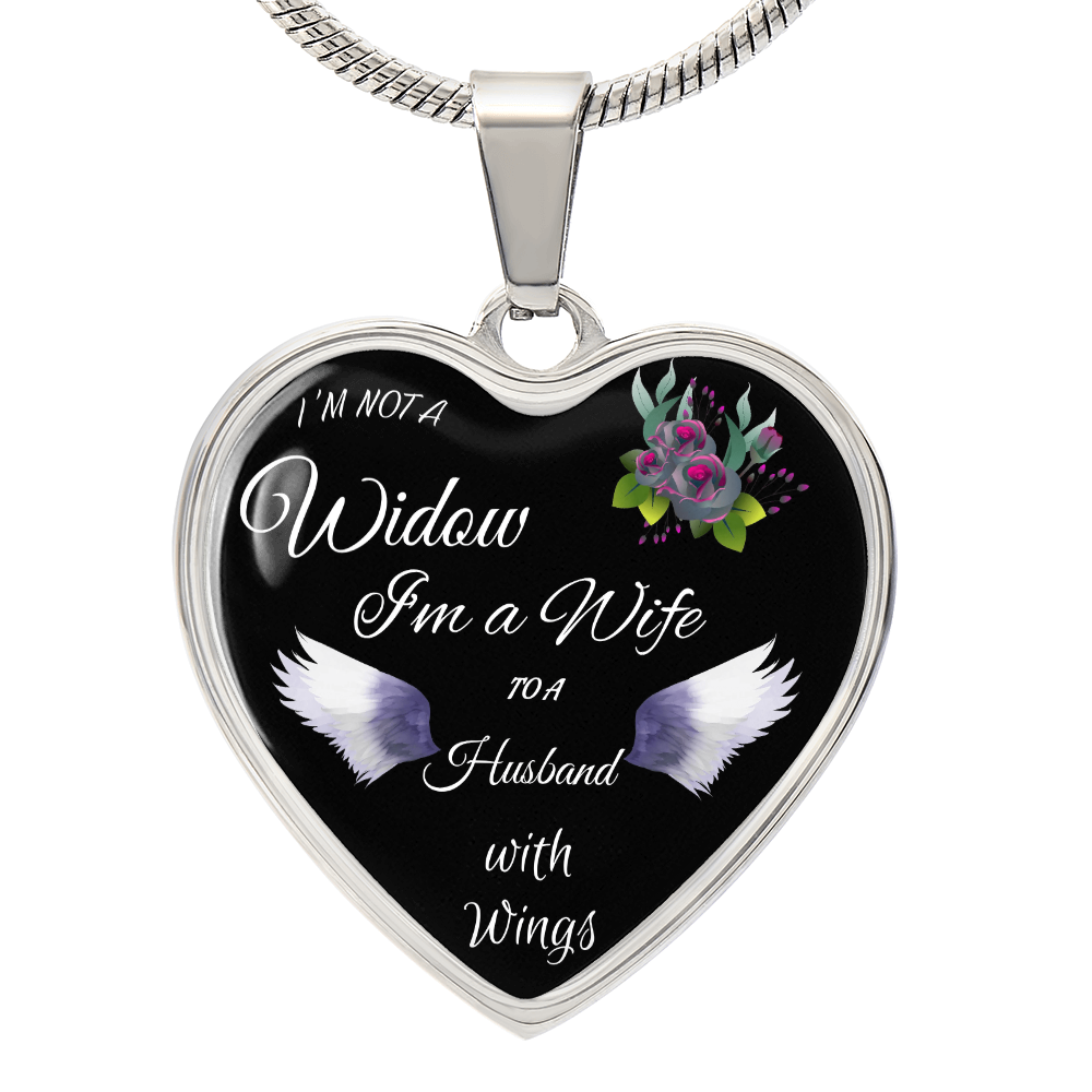 Memorial Heart Pendant Necklace for Grief ShineOn Fulfillment