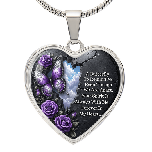Heart Necklace – Your Spirit Is Always with Me ShineOn Fulfillment
