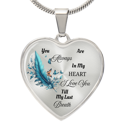 Luxury Heart Necklace - Always in My Heart
