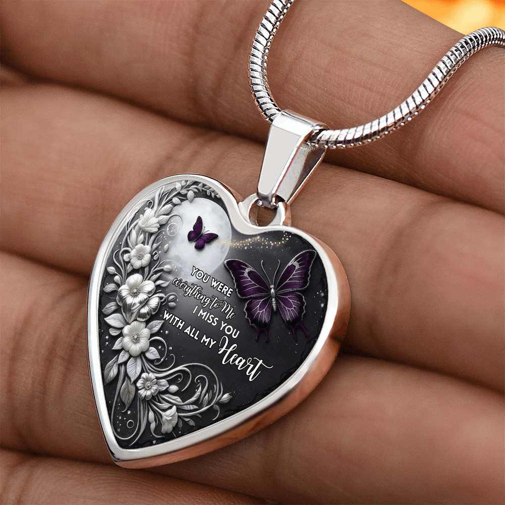 I Miss You With All My Heart Necklace ShineOn Fulfillment