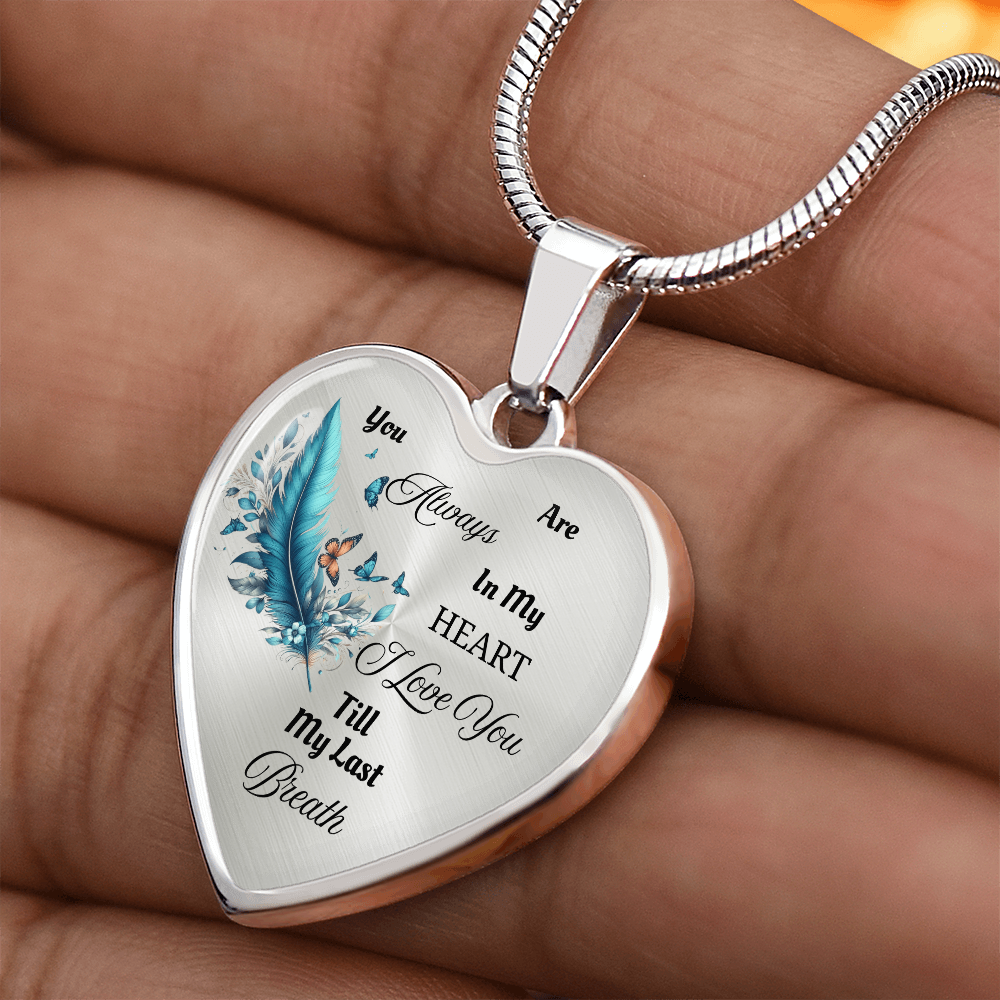 Luxury Heart Necklace - Always in My Heart