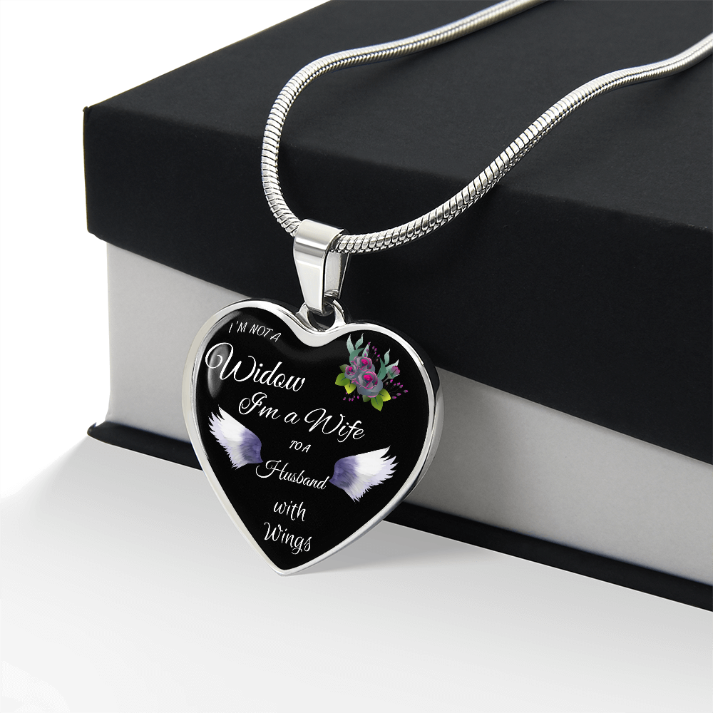 Memorial Heart Pendant Necklace for Grief ShineOn Fulfillment