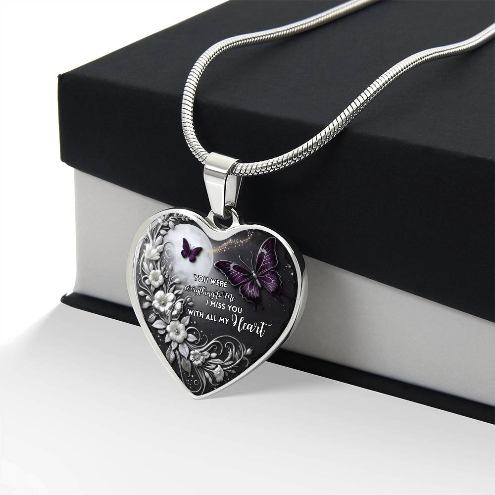 I Miss You With All My Heart Necklace ShineOn Fulfillment