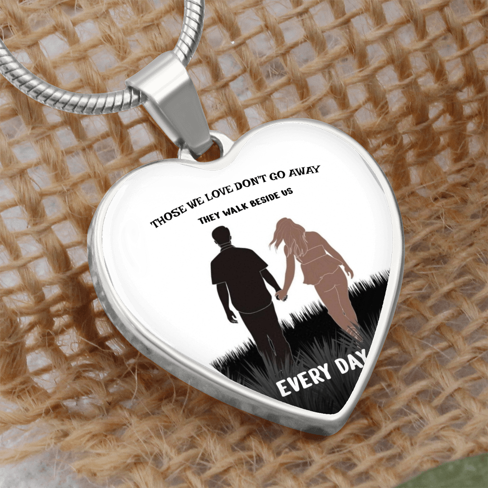 Luxury Heart Necklace - Those We Love Memorial