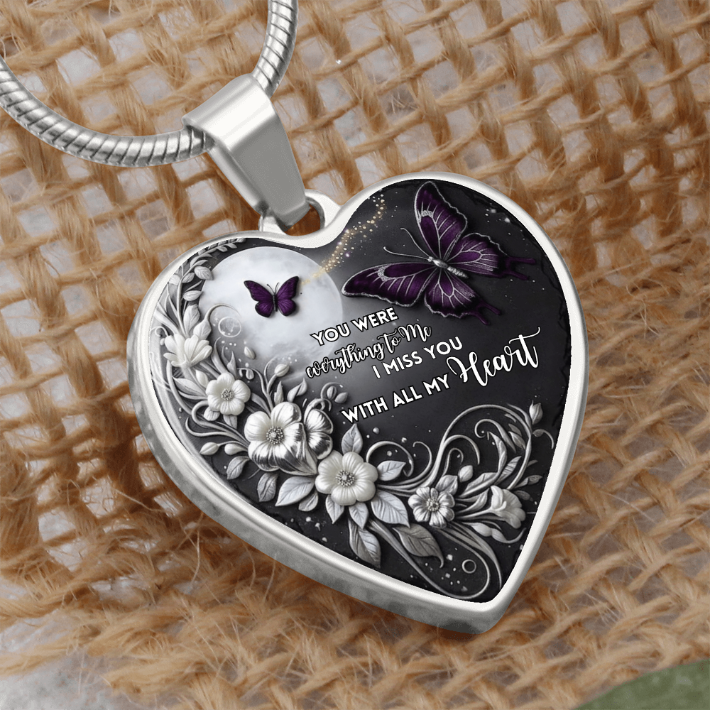 I Miss You With All My Heart Necklace ShineOn Fulfillment