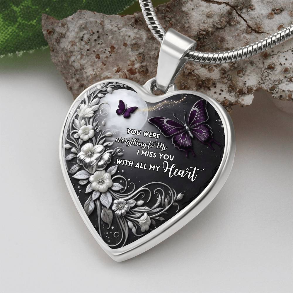 I Miss You With All My Heart Necklace ShineOn Fulfillment