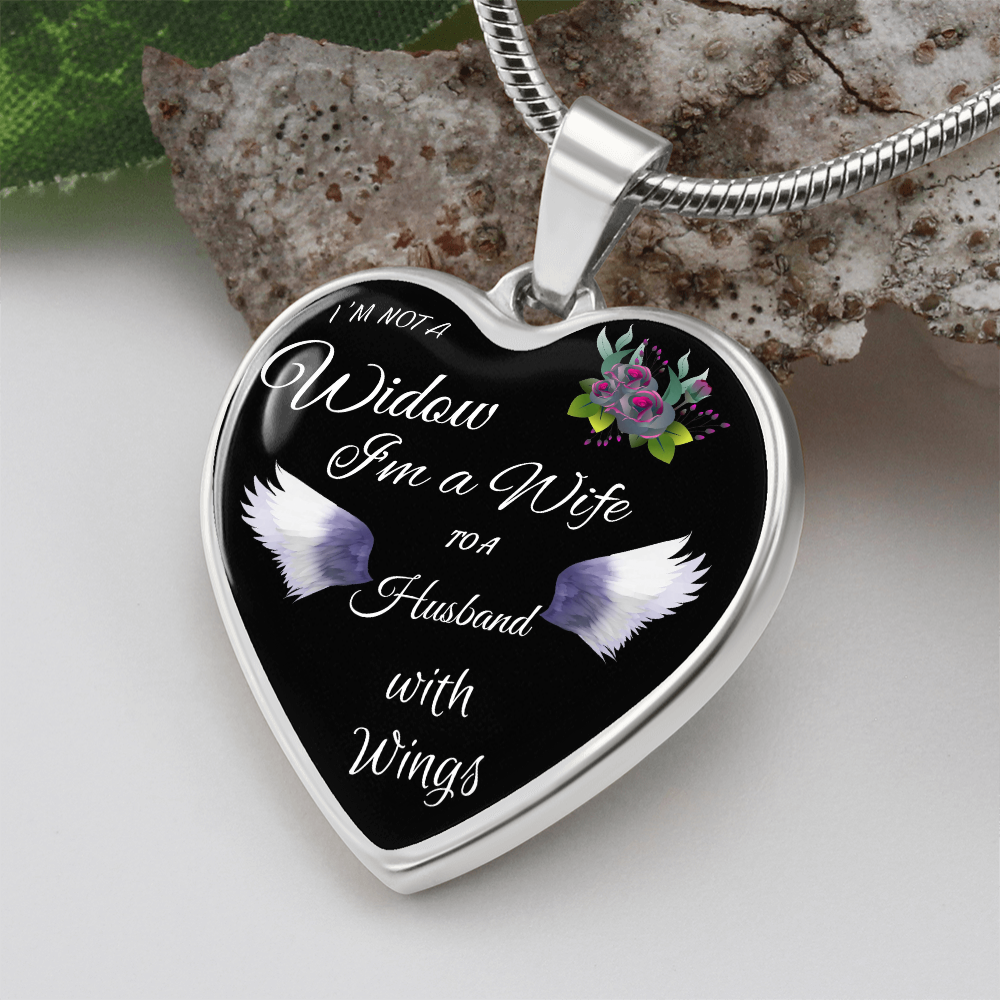 Memorial Heart Pendant Necklace for Grief ShineOn Fulfillment