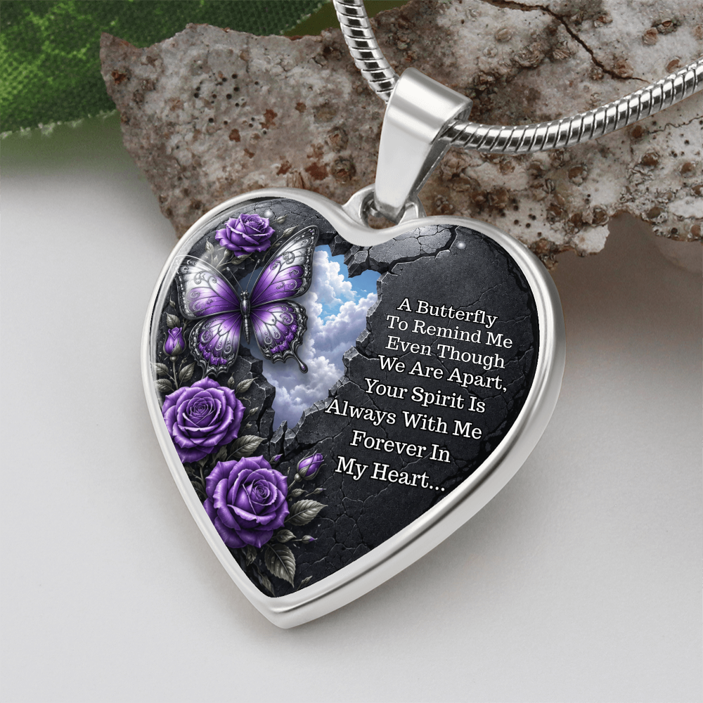 Heart Necklace – Your Spirit Is Always with Me ShineOn Fulfillment