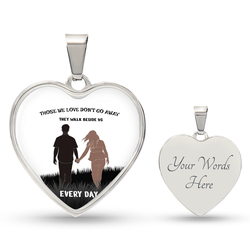 Luxury Heart Necklace - Those We Love Memorial