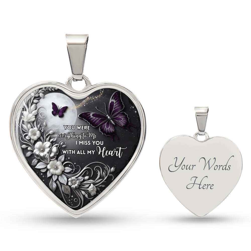 I Miss You With All My Heart Necklace ShineOn Fulfillment