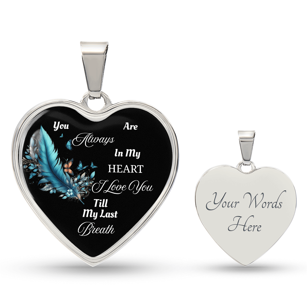 Luxury Heart Necklace - Always in My Heart