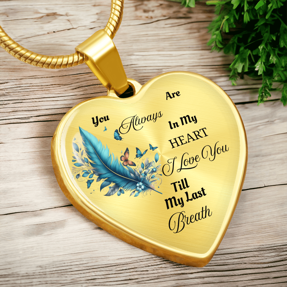 Luxury Heart Necklace - Always in My Heart