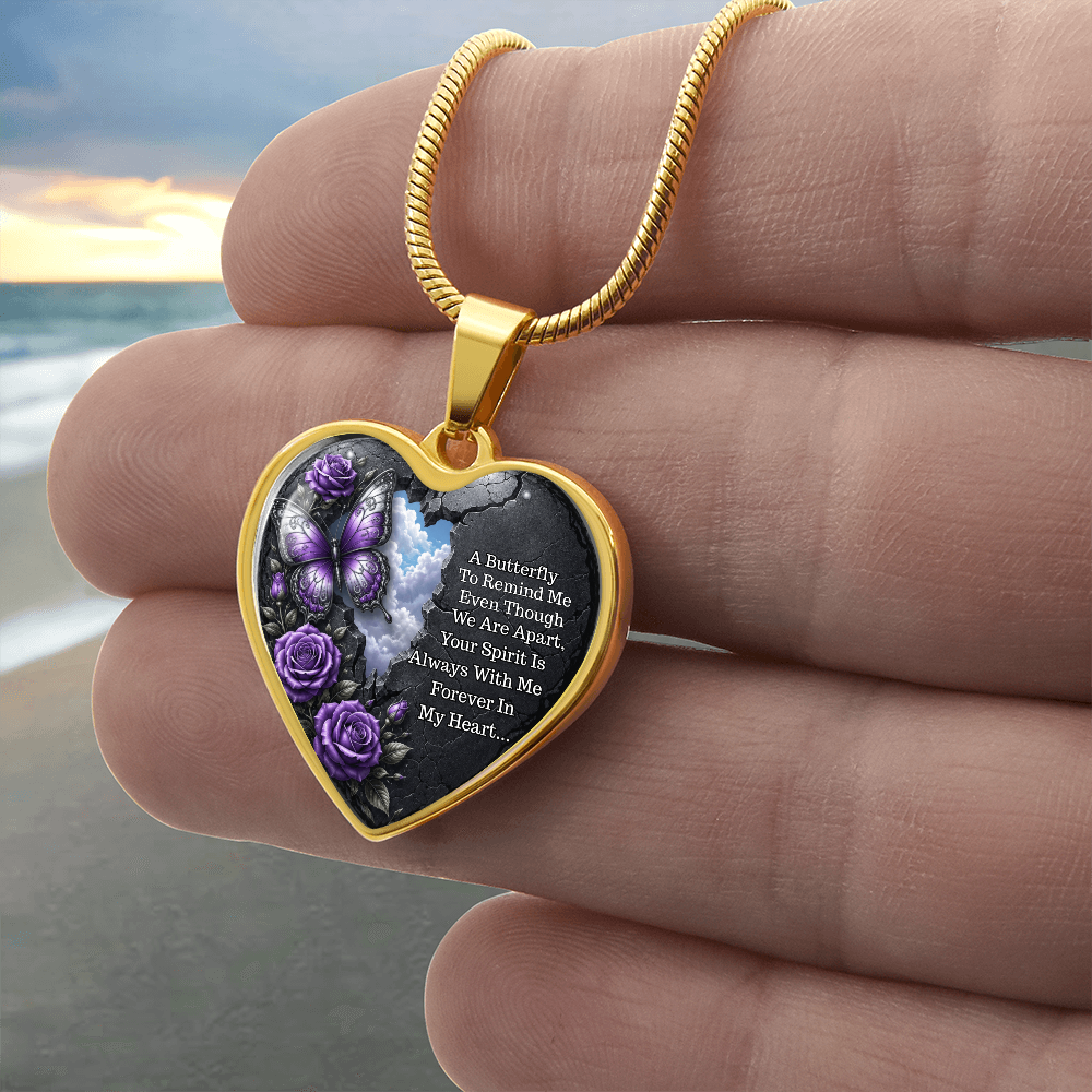 Heart Necklace – Your Spirit Is Always with Me ShineOn Fulfillment