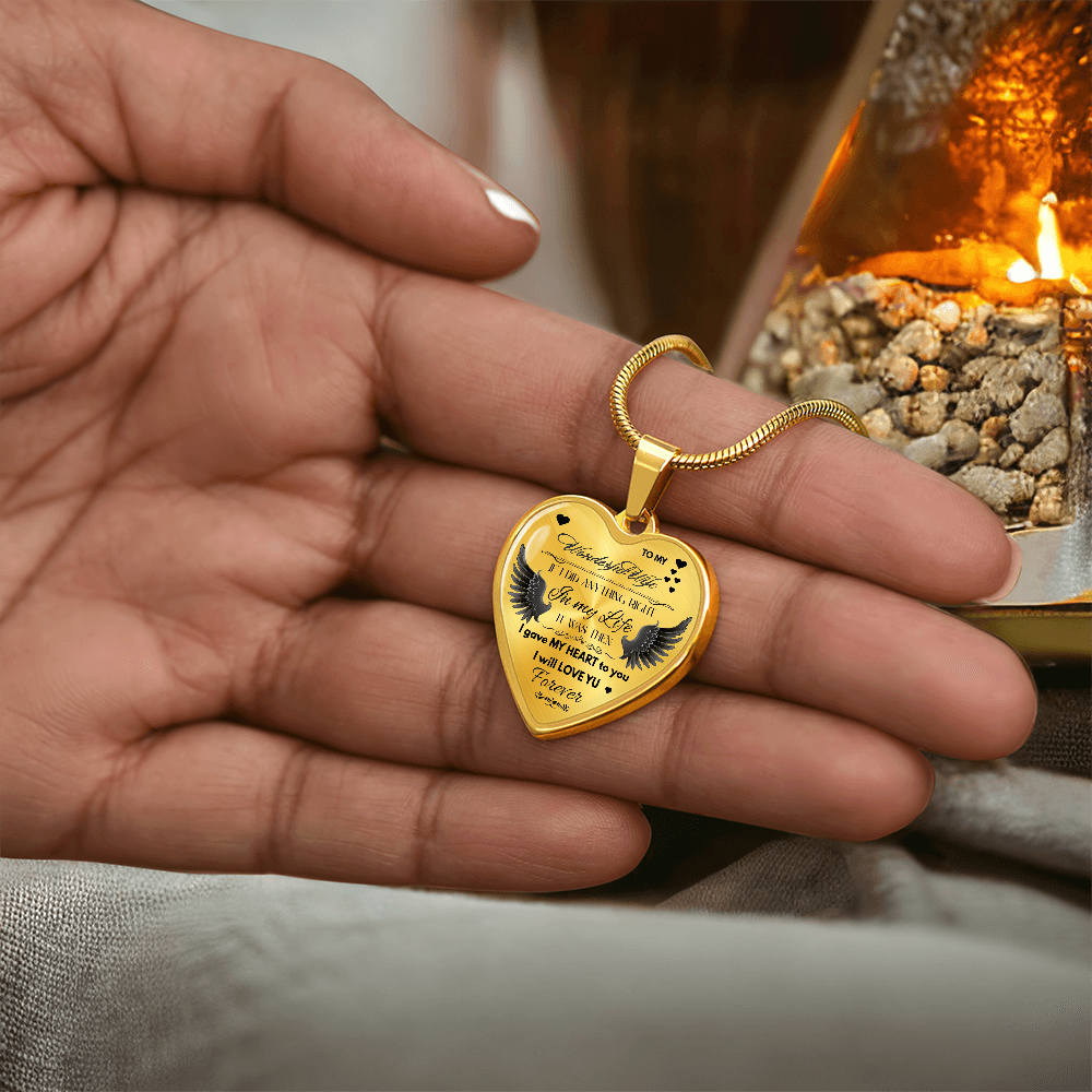 To My Wife Jewelry Gift – Romantic Necklace for Birthday, Anniversary, or Everyday Love by ShineOn Fulfillment