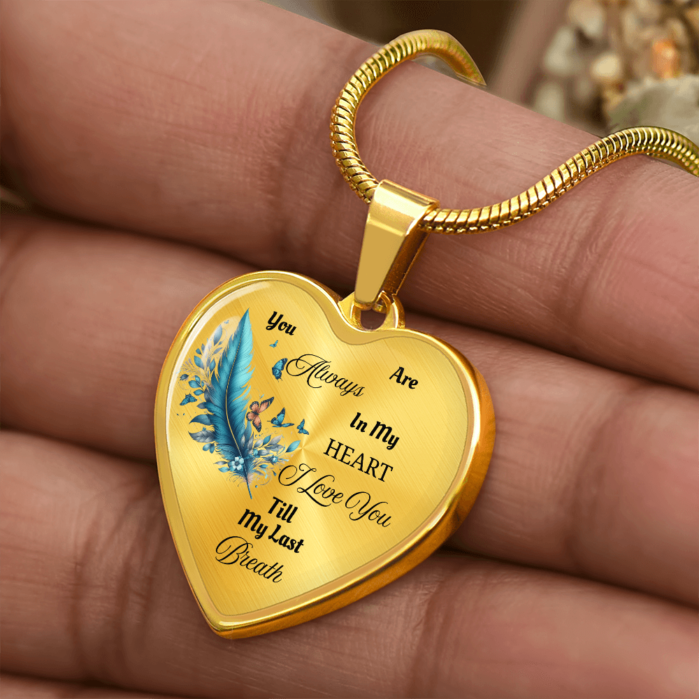 Luxury Heart Necklace - Always in My Heart