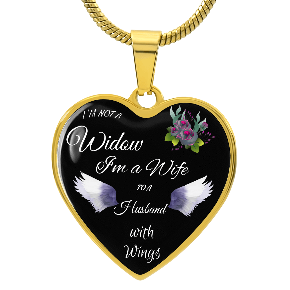 Memorial Heart Pendant Necklace for Grief ShineOn Fulfillment