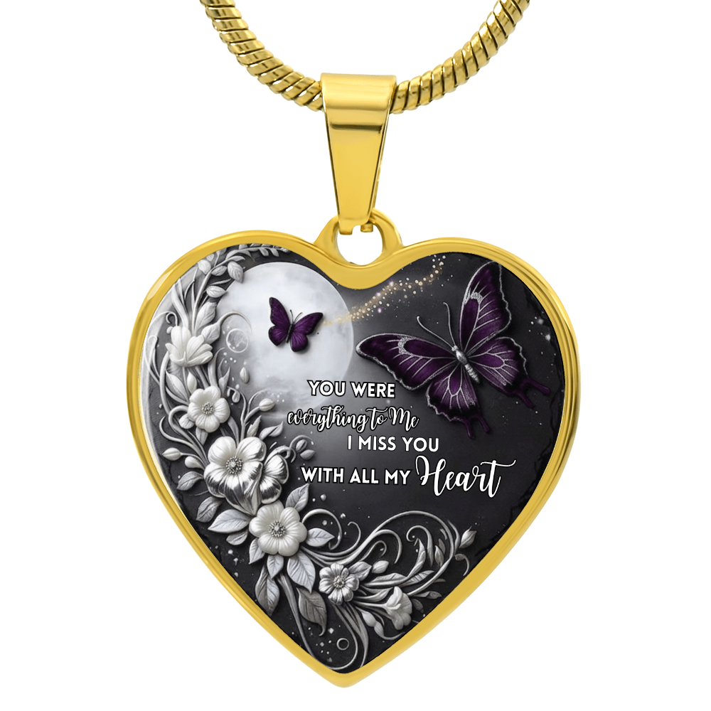 I Miss You With All My Heart Necklace ShineOn Fulfillment
