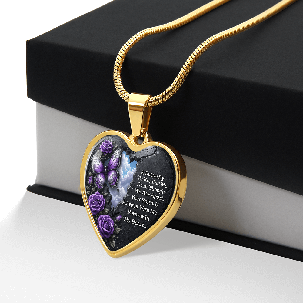 Heart Necklace – Your Spirit Is Always with Me ShineOn Fulfillment