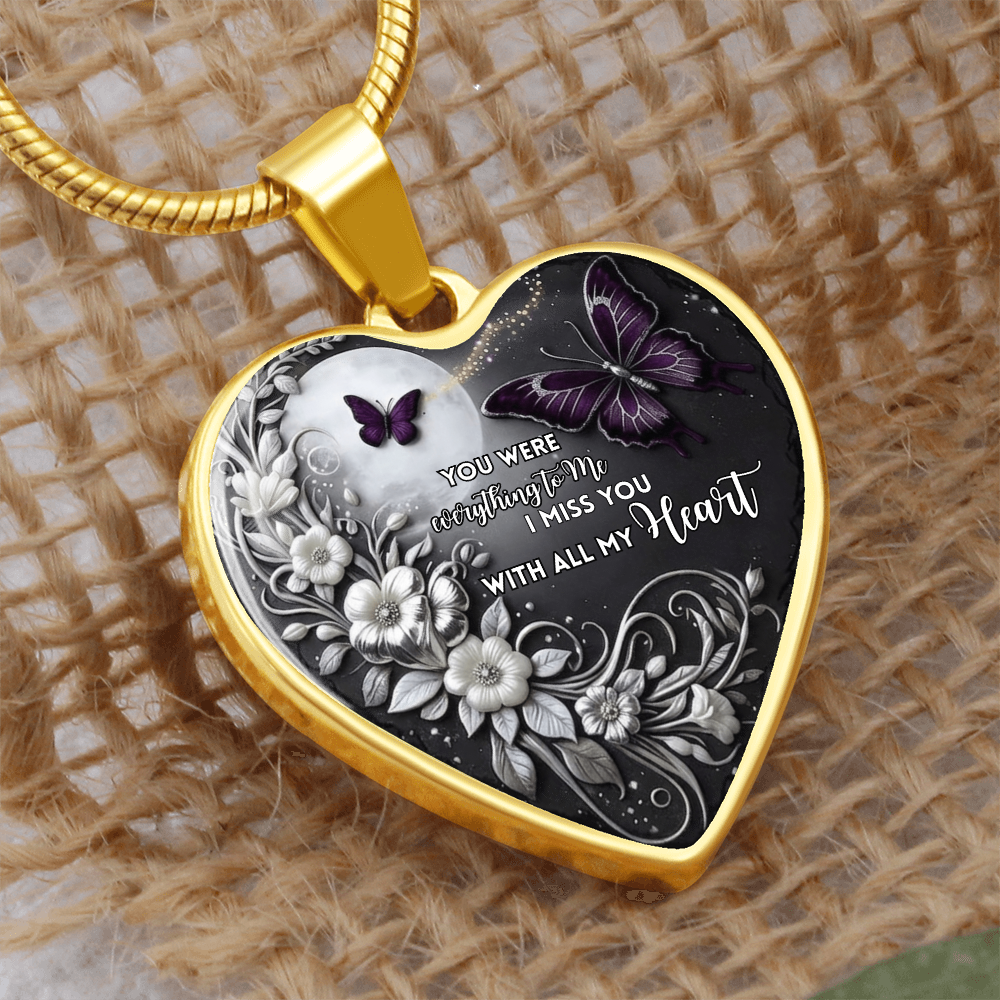 I Miss You With All My Heart Necklace ShineOn Fulfillment