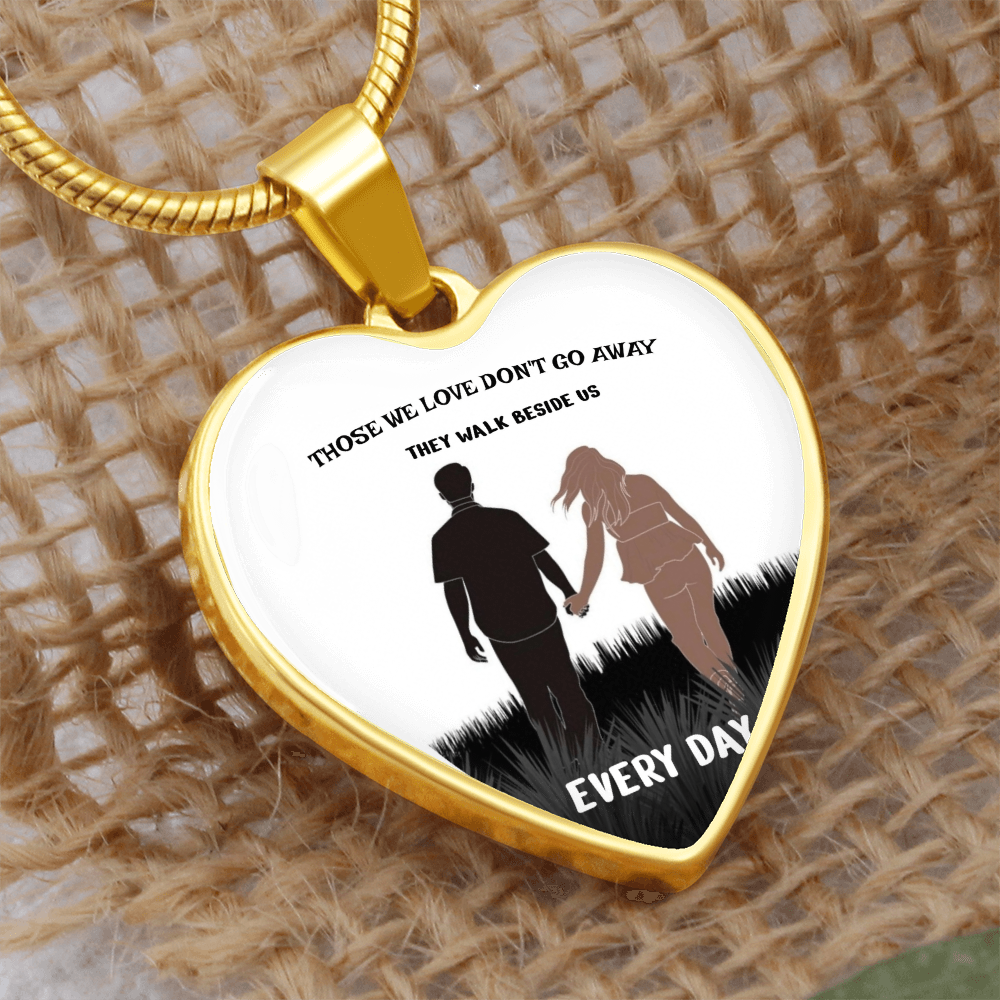 Luxury Heart Necklace - Those We Love Memorial
