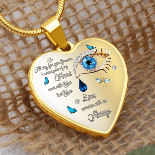 Luxury Graphic Heart I'll Cry for You Forever Necklace - JewelryLuxeUS.Shop