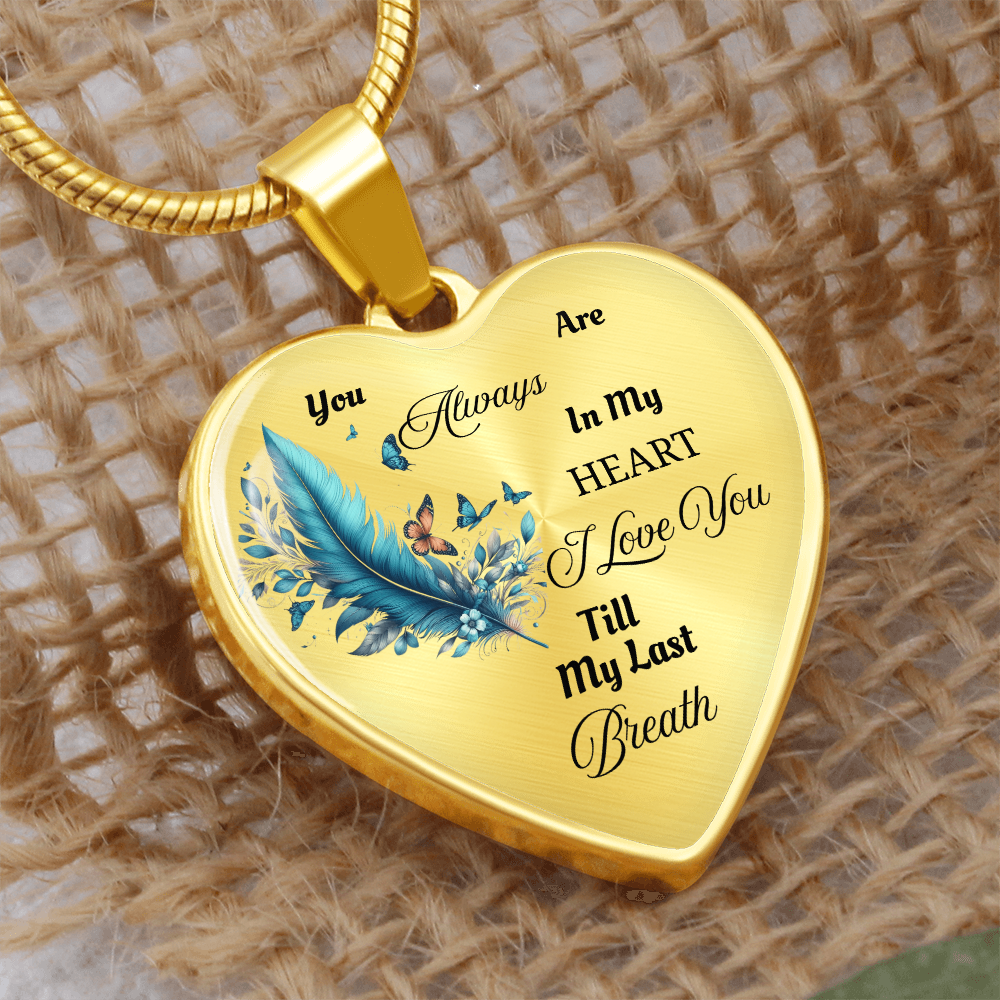 Luxury Heart Necklace - Always in My Heart