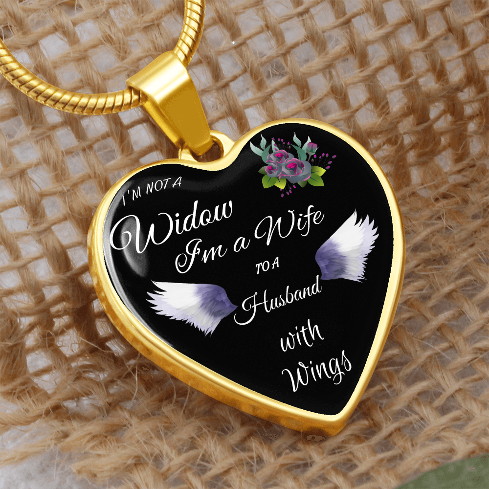 Memorial Heart Pendant Necklace for Grief ShineOn Fulfillment