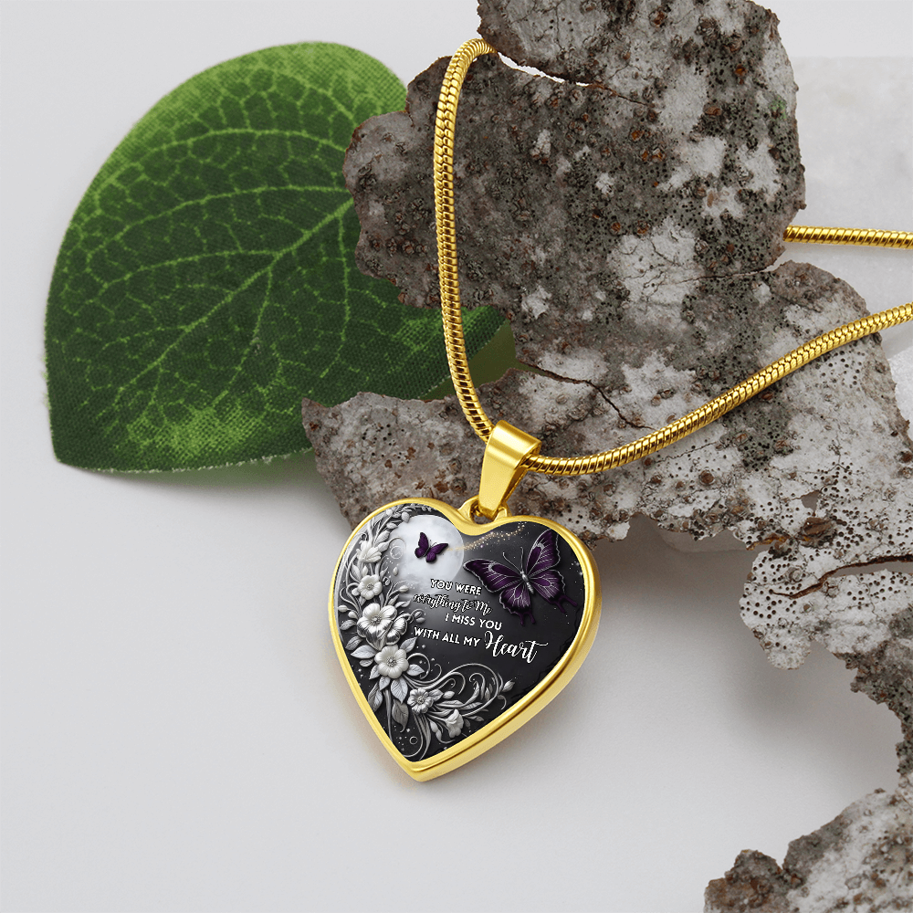 I Miss You With All My Heart Necklace ShineOn Fulfillment