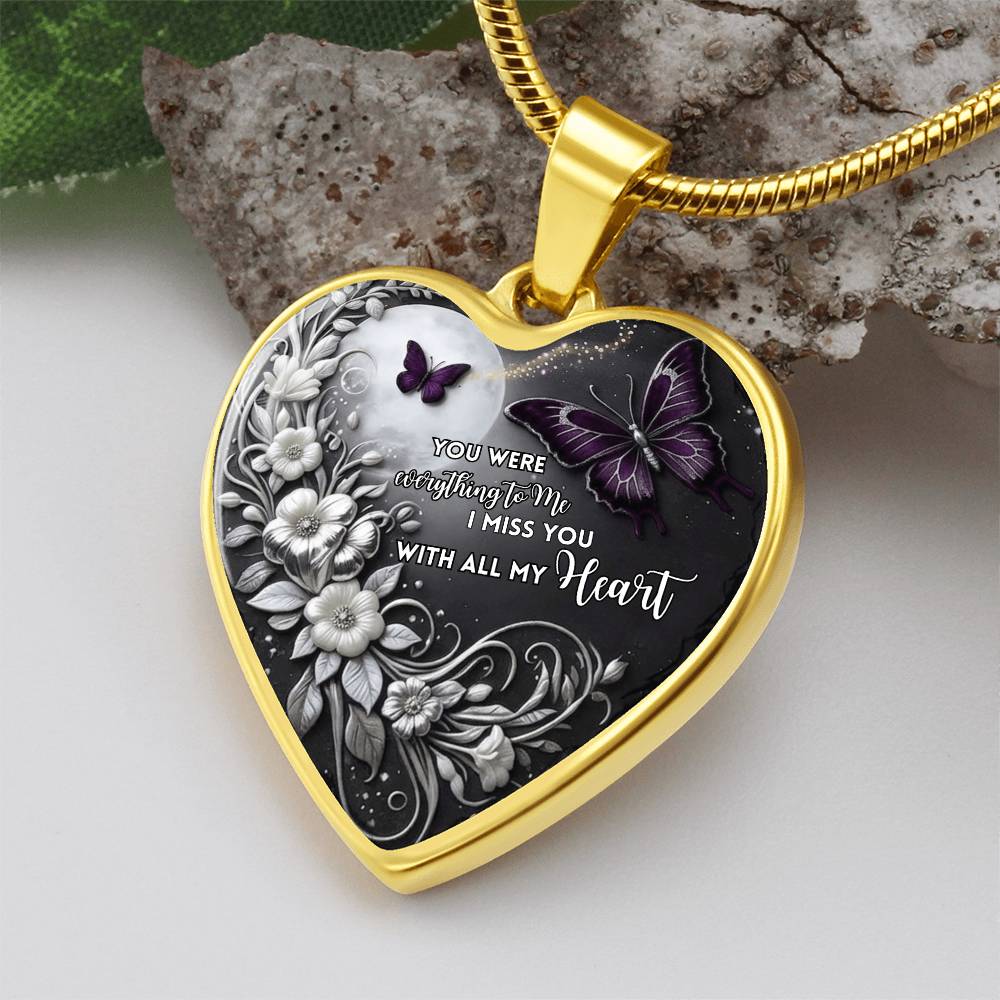 I Miss You With All My Heart Necklace ShineOn Fulfillment
