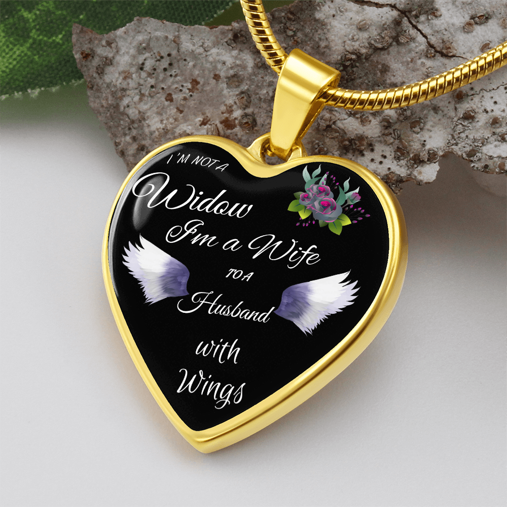 Memorial Heart Pendant Necklace for Grief ShineOn Fulfillment