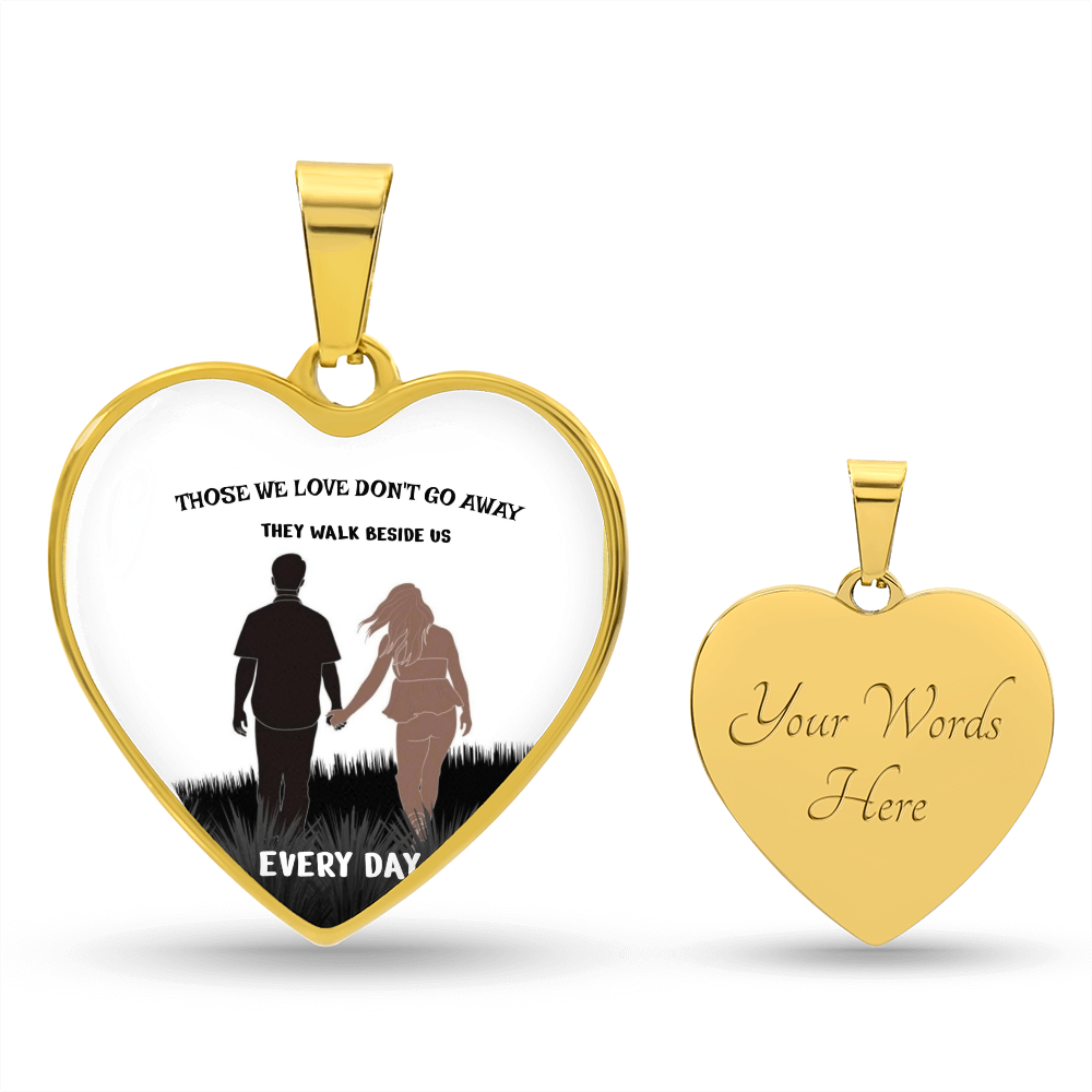 Luxury Heart Necklace - Those We Love Memorial