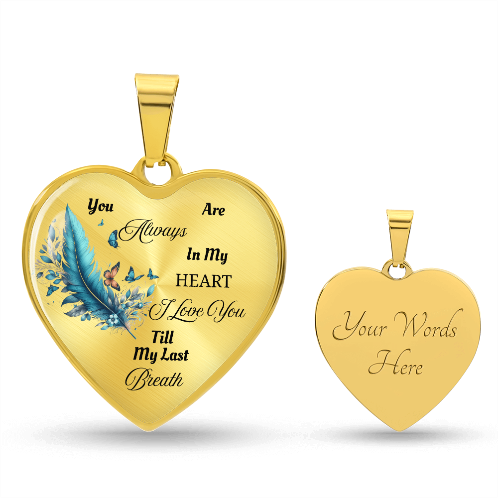 Luxury Heart Necklace - Always in My Heart