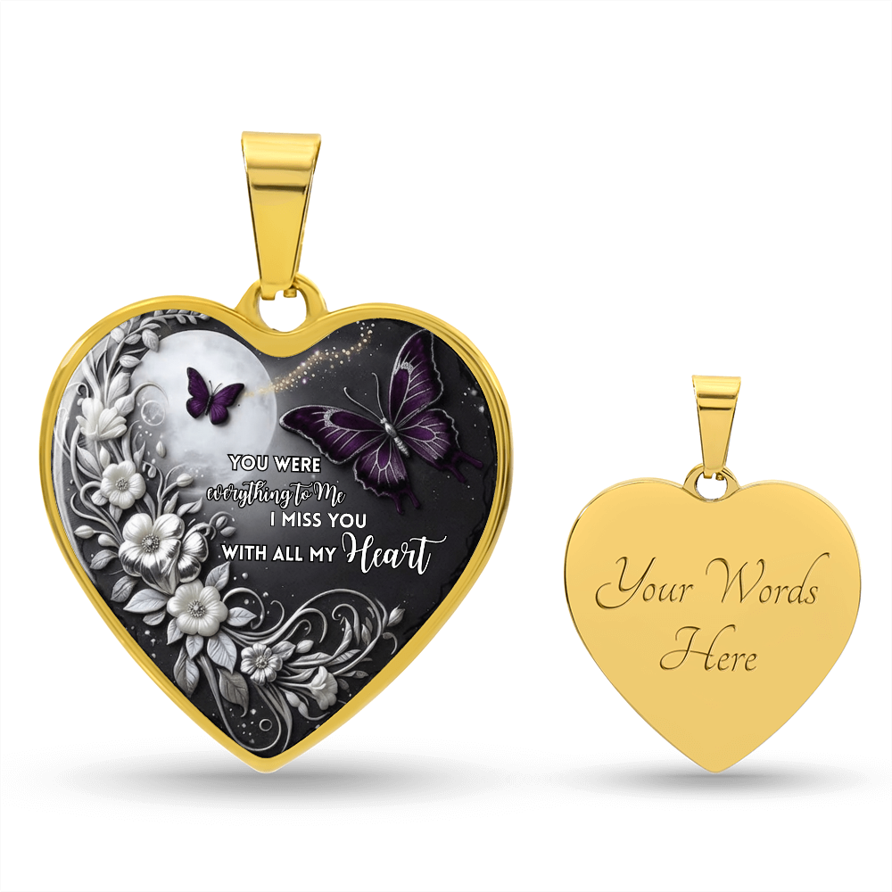 I Miss You With All My Heart Necklace ShineOn Fulfillment