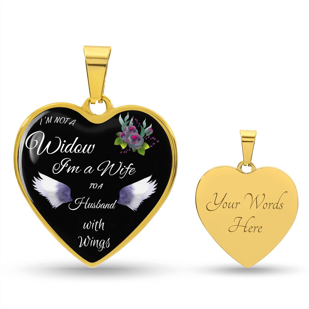 Memorial Heart Pendant Necklace for Grief ShineOn Fulfillment