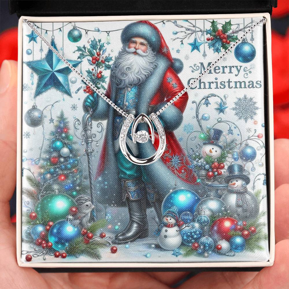 Lucky In Love Necklace – Merry Christmas Jewelry Gift | Holiday Necklace for Women by ShineOn Fulfillment