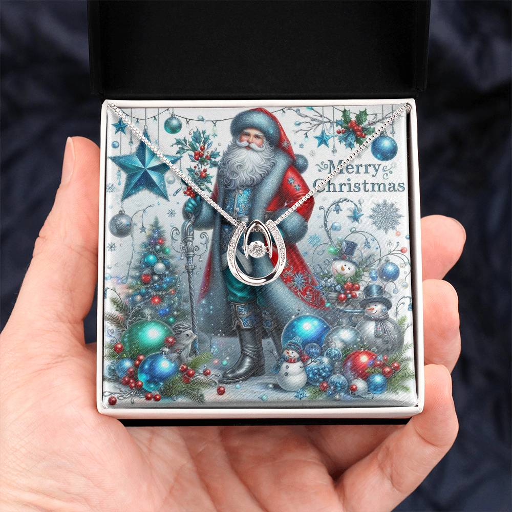 Lucky In Love Necklace – Merry Christmas Jewelry Gift | Holiday Necklace for Women by ShineOn Fulfillment