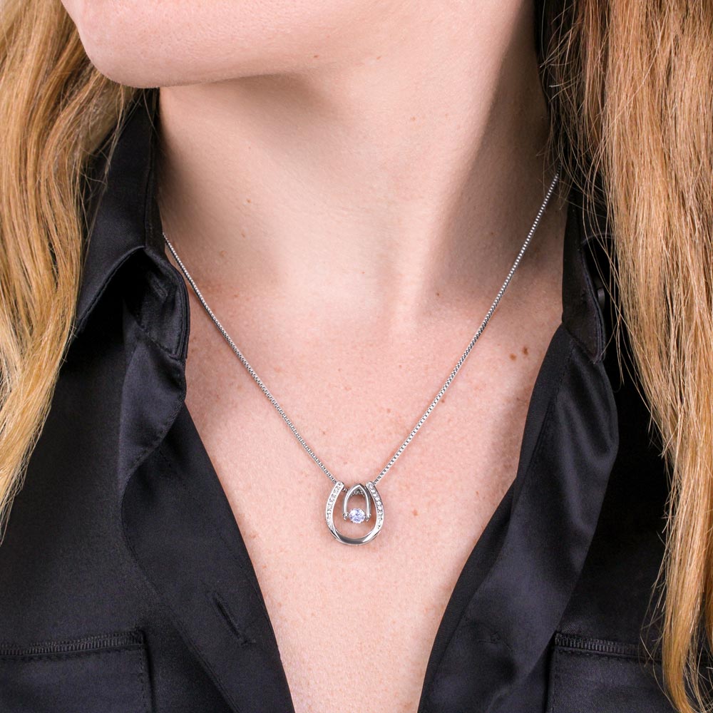 To My Sister Good Luck Necklace ShineOn Fulfillment