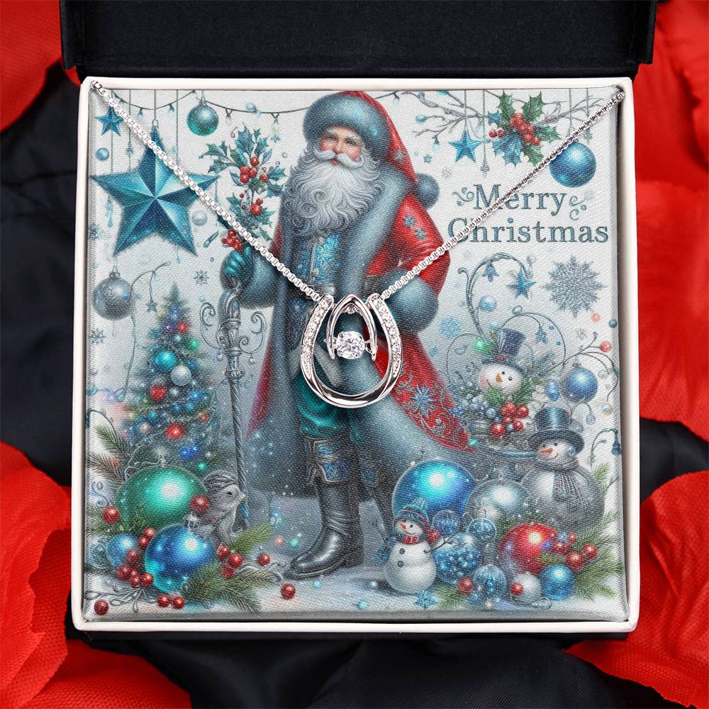 Lucky In Love Necklace – Merry Christmas Jewelry Gift | Holiday Necklace for Women by ShineOn Fulfillment