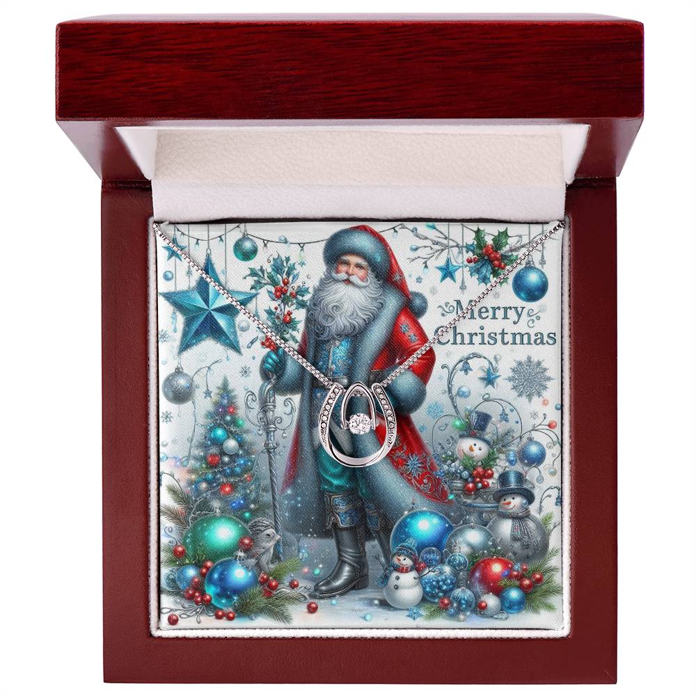 Lucky In Love Necklace – Merry Christmas Jewelry Gift | Holiday Necklace for Women by ShineOn Fulfillment