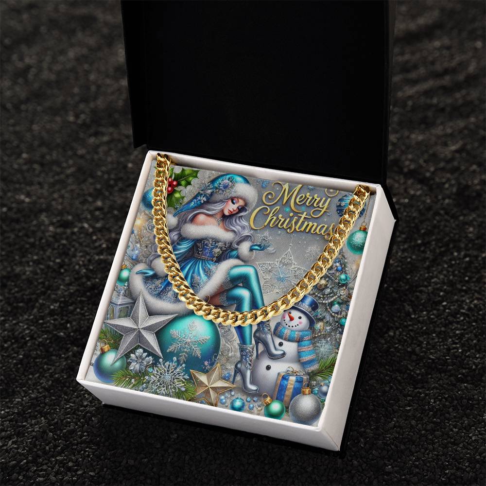 Cuban Link Chain Necklace for Men – Merry Christmas Jewelry Gift | Holiday Necklace by ShineOn Fulfillment