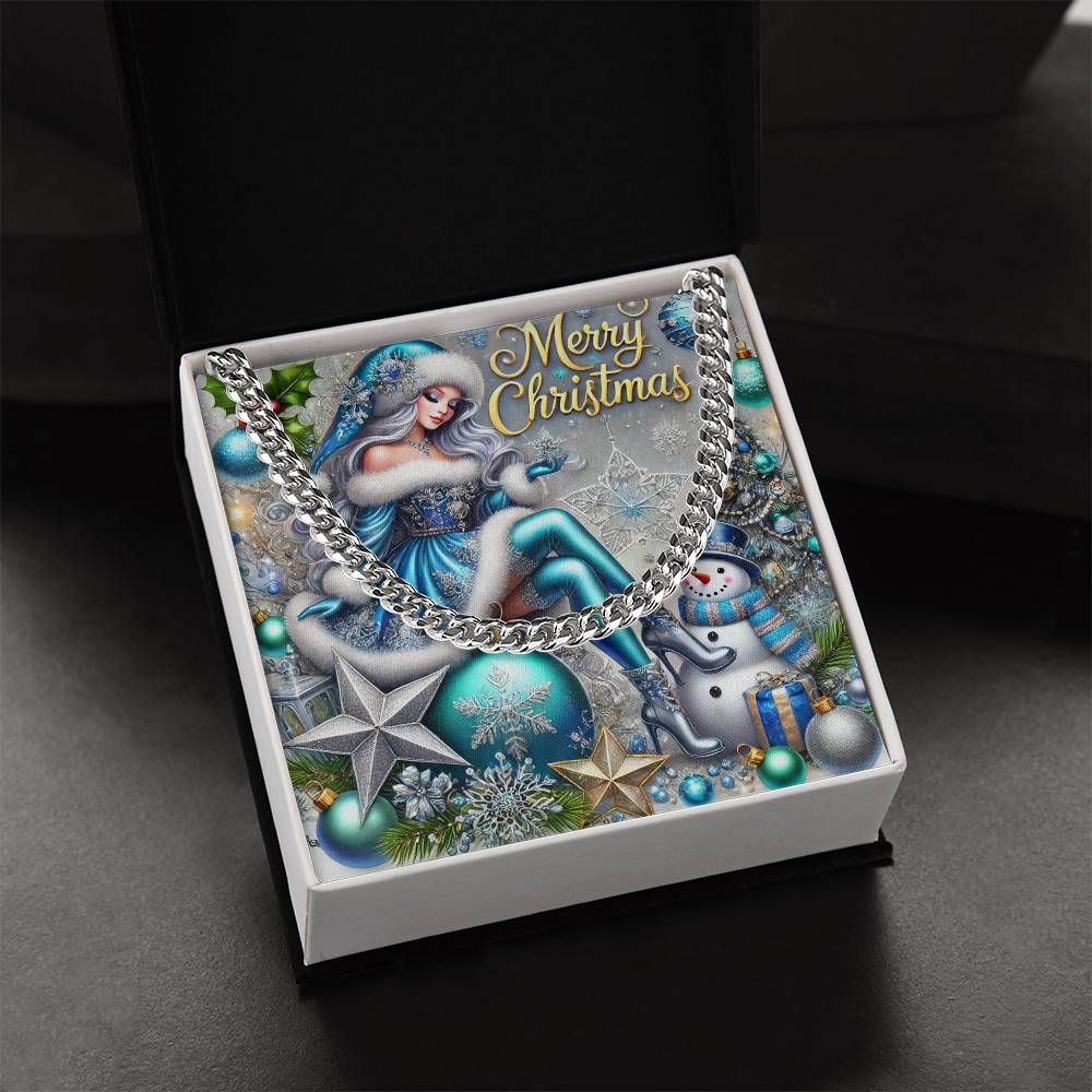 Cuban Link Chain Necklace for Men – Merry Christmas Jewelry Gift | Holiday Necklace by ShineOn Fulfillment