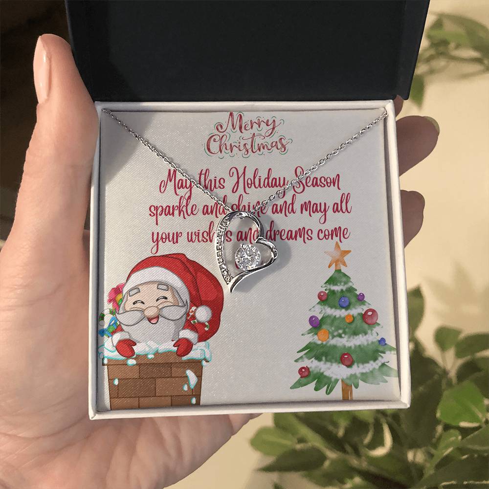 Forever Love Necklace Merry Christmas by ShineOn Fulfillment