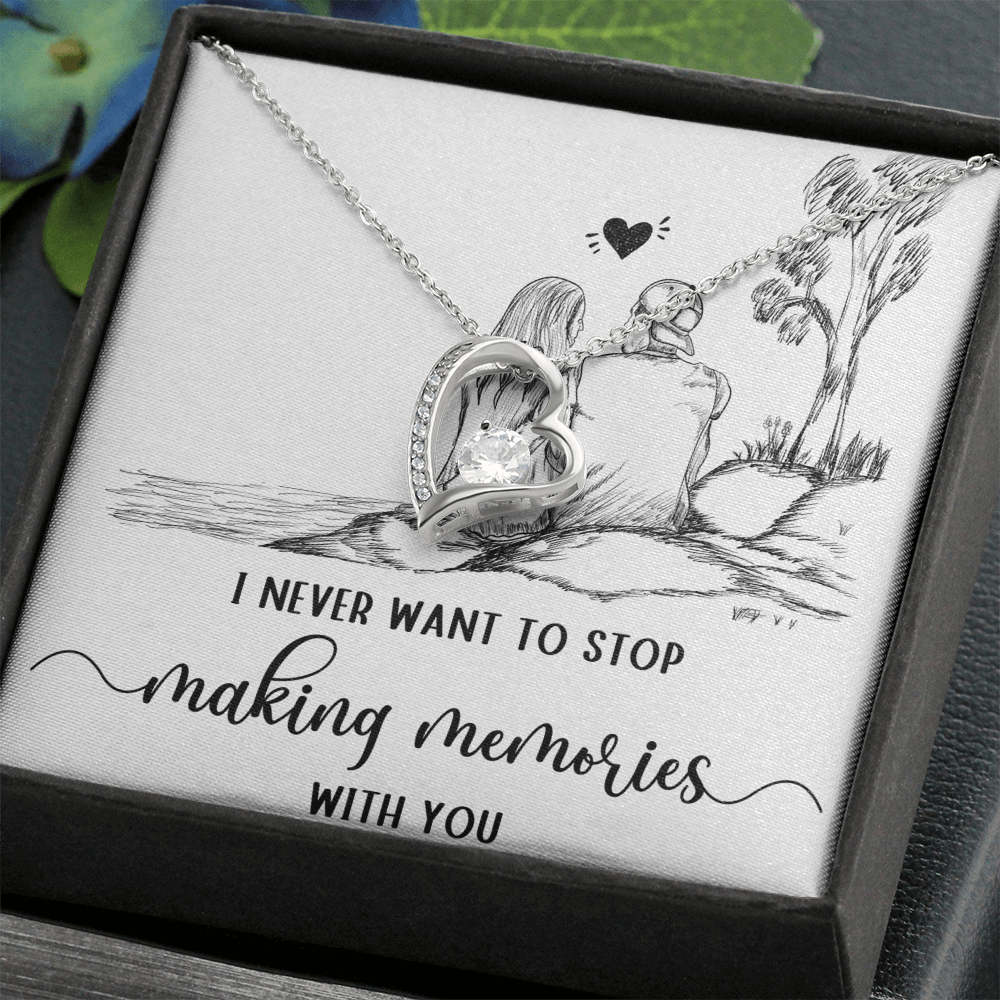 Forever Love Necklace I never want to stop making Moments with You, Gift for Her by ShineOn Fulfillment