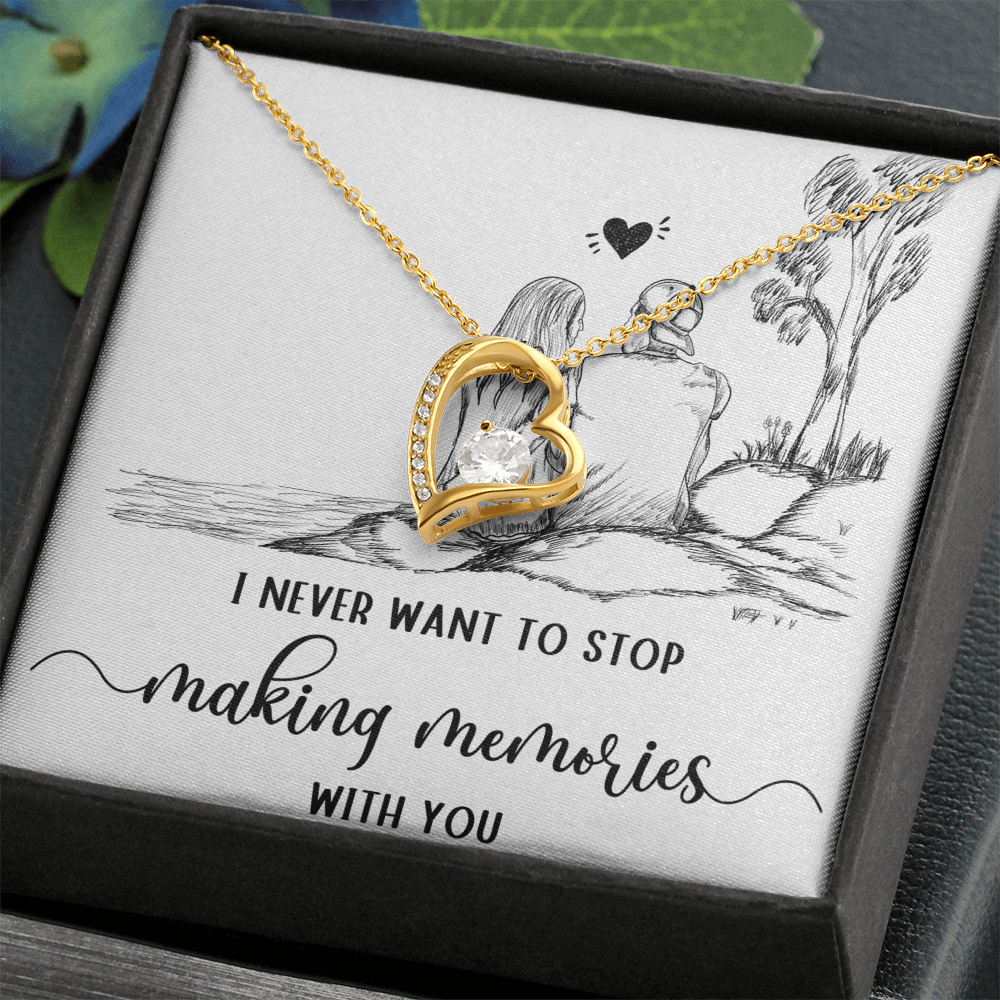 Forever Love Necklace I never want to stop making Moments with You, Gift for Her by ShineOn Fulfillment