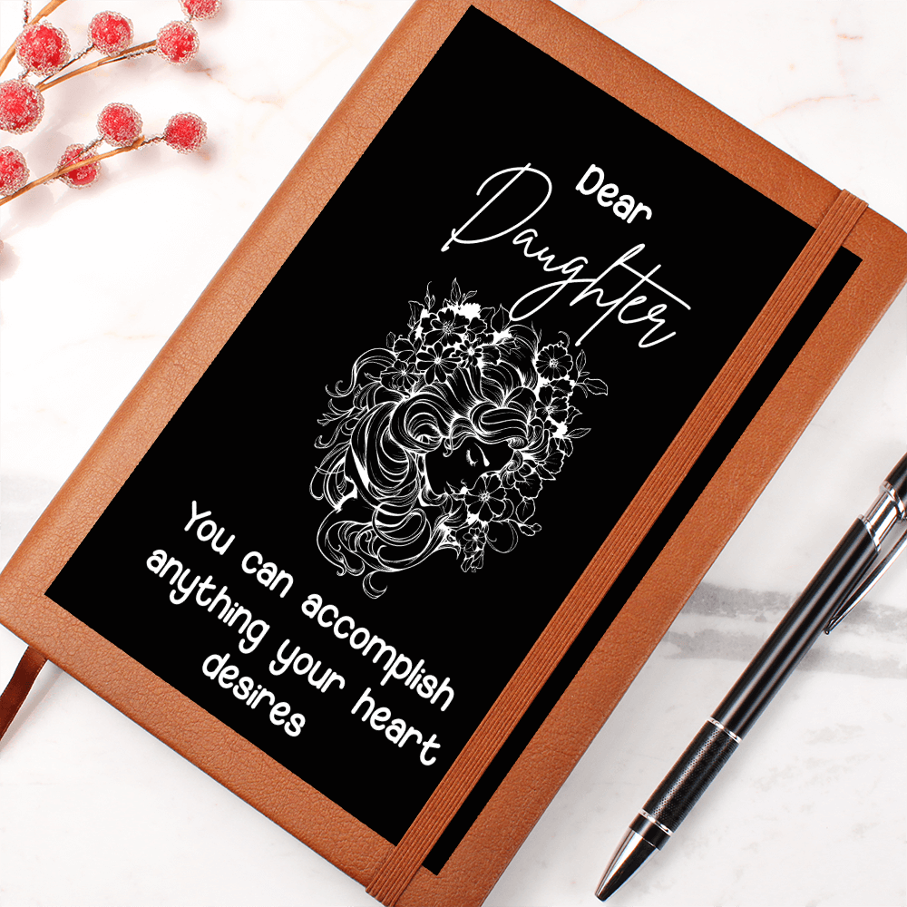 Graphic Journal with Gift Wrap Bundle Dear Daughter