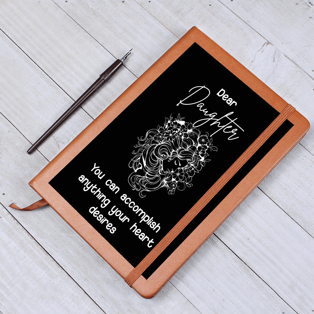 Graphic Journal with Gift Wrap Bundle Dear Daughter