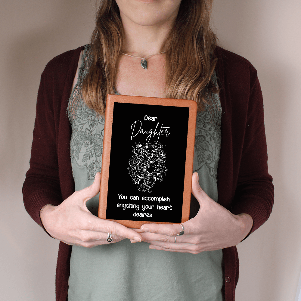 Graphic Journal with Gift Wrap Bundle Dear Daughter