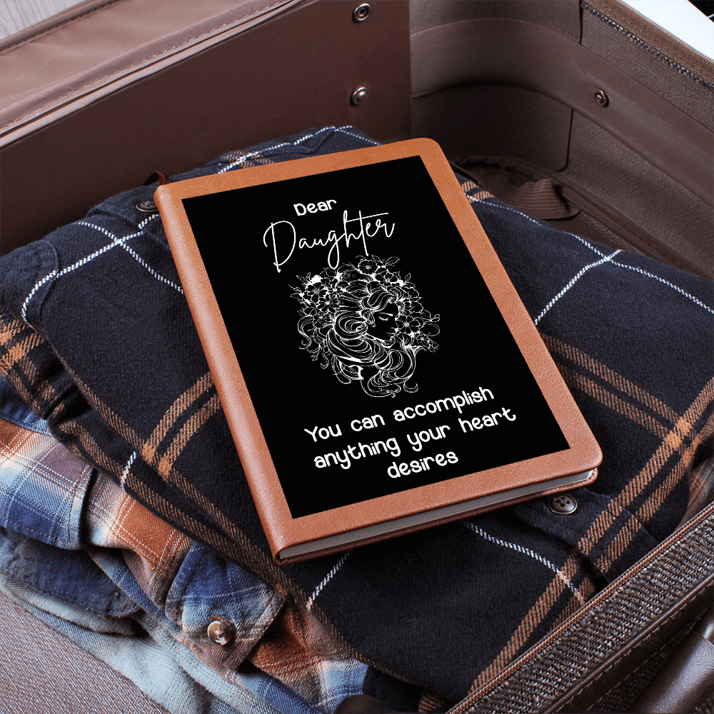 Graphic Journal with Gift Wrap Bundle Dear Daughter