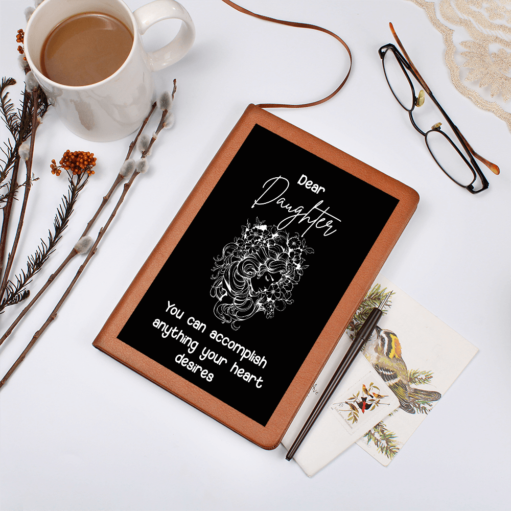 Graphic Journal with Gift Wrap Bundle Dear Daughter