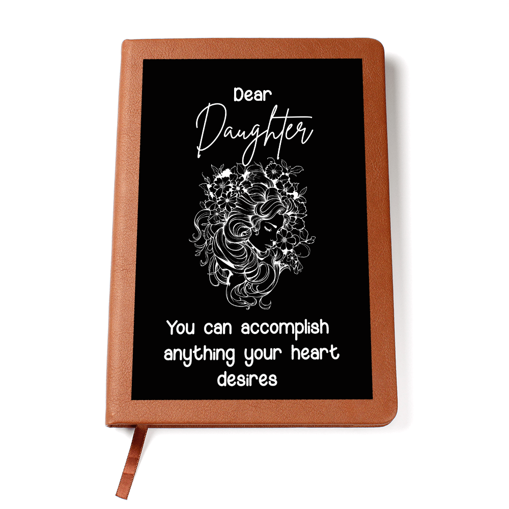 Graphic Journal with Gift Wrap Bundle Dear Daughter